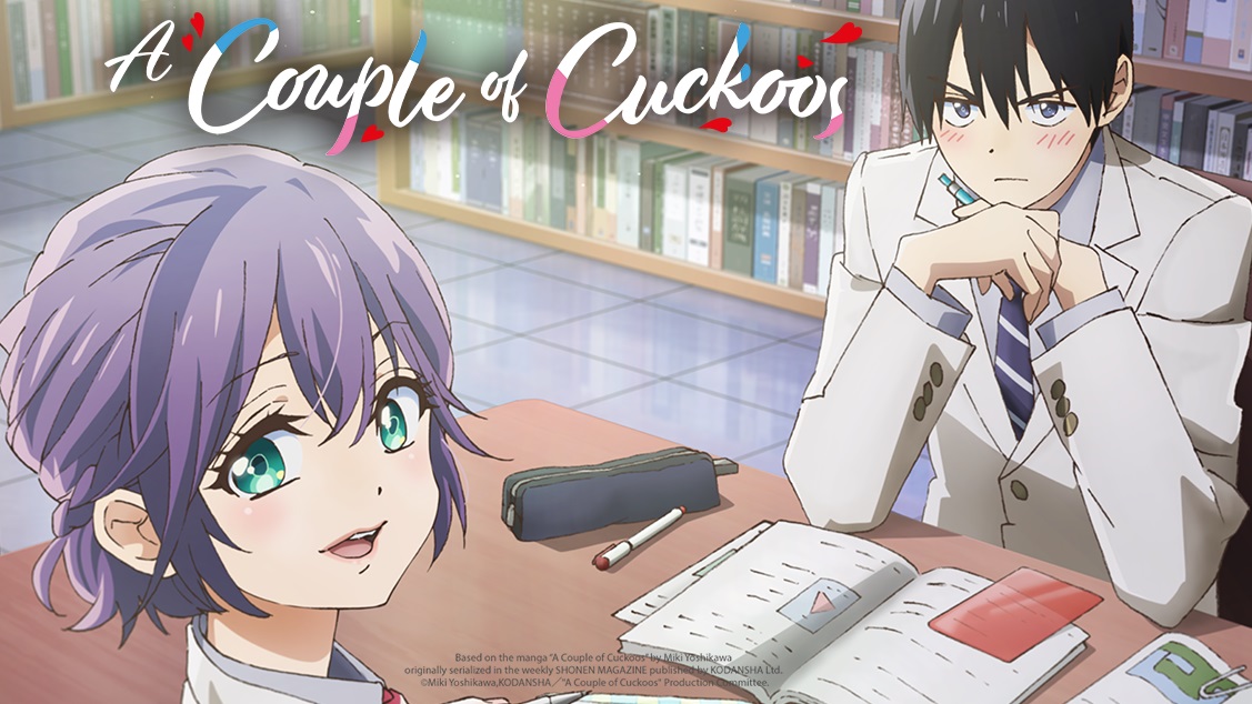 Anime A Couple of Cuckoos estreia em Abril de 2022