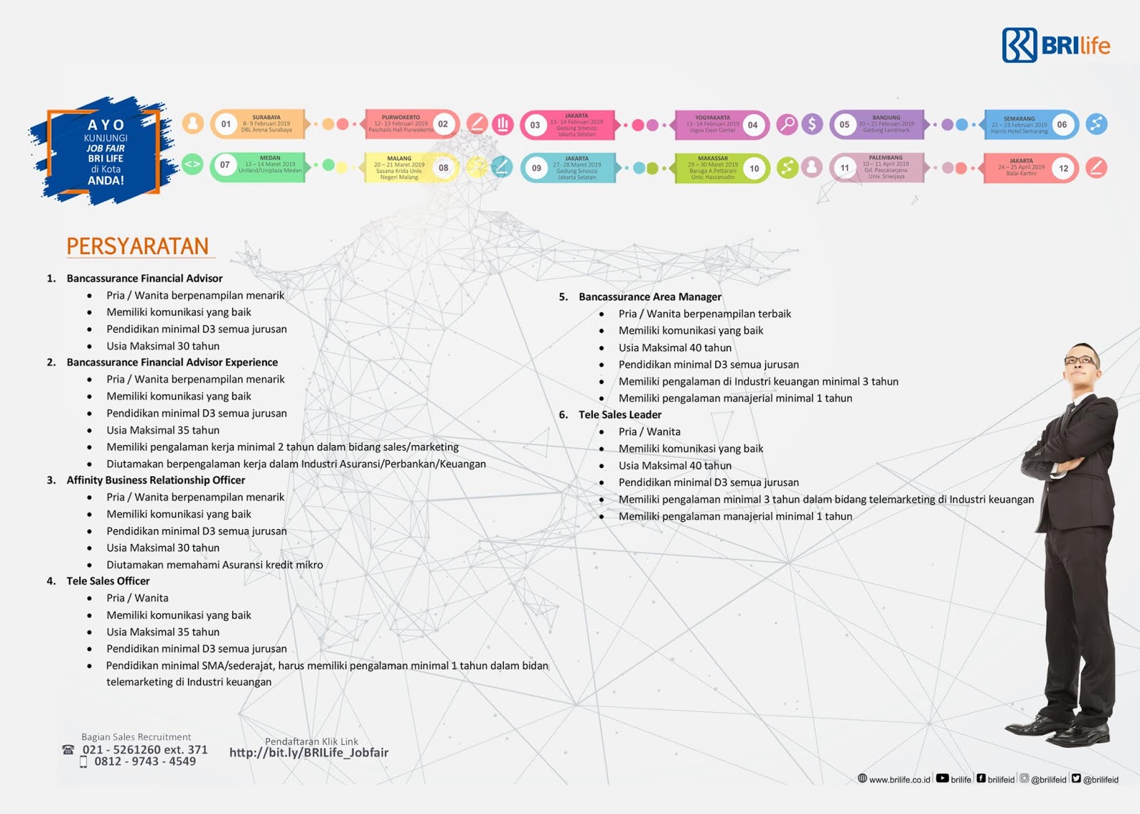 Lowongan Kerja Bri Life Minimal Sma D3 Semua Jurusan Besar Besaran Rekrutmen Lowongan Kerja Bulan Februari 2021