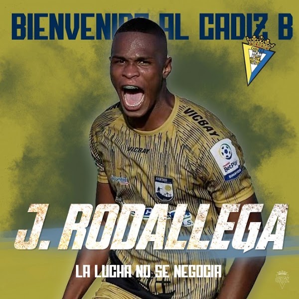 Oficial: Cádiz B, firma cedido Johan Rodallega Oficial: Cádiz B, firma cedido Johan Rodallega