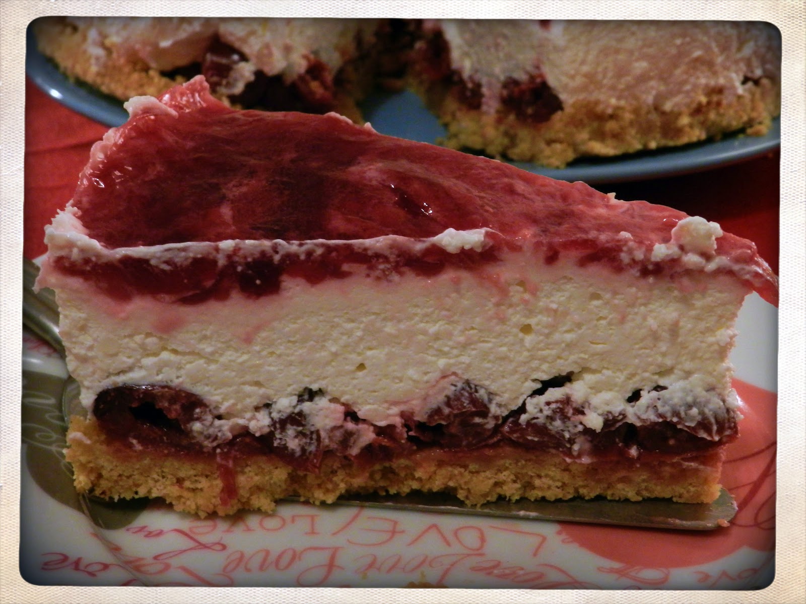 Sauerkirsch-Frischkäse-Torte | Kochen mit Diana