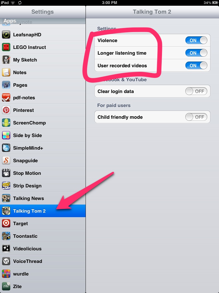 The Early Intervention Playground Creating videos with Talking Tom