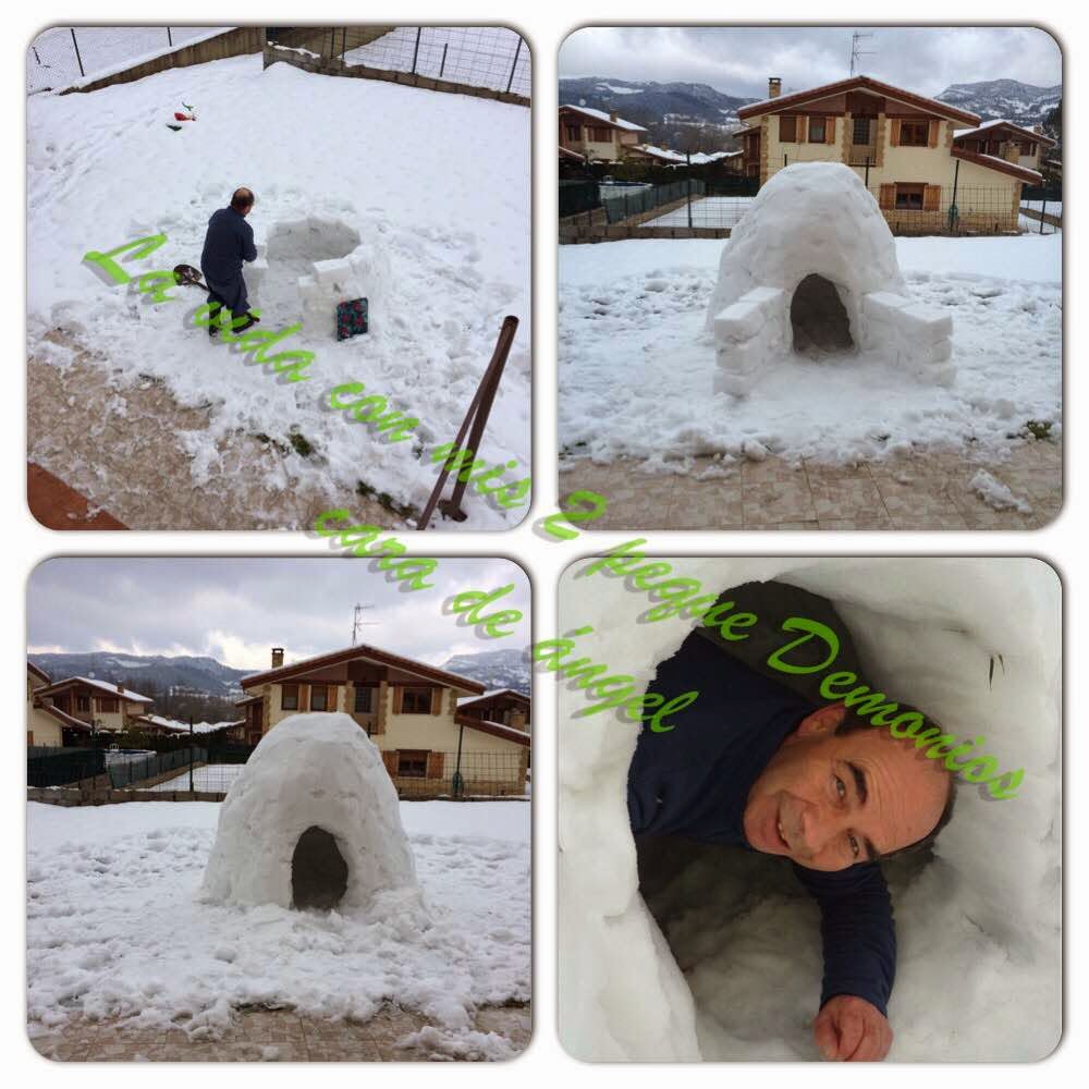 Miércoles Mudo - Un iglu en mi jardín...