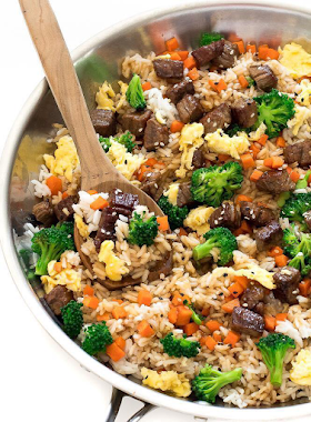 EASY BEEF FRIED RICE