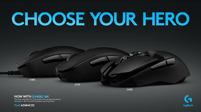 logitech g series hero 16k mouse