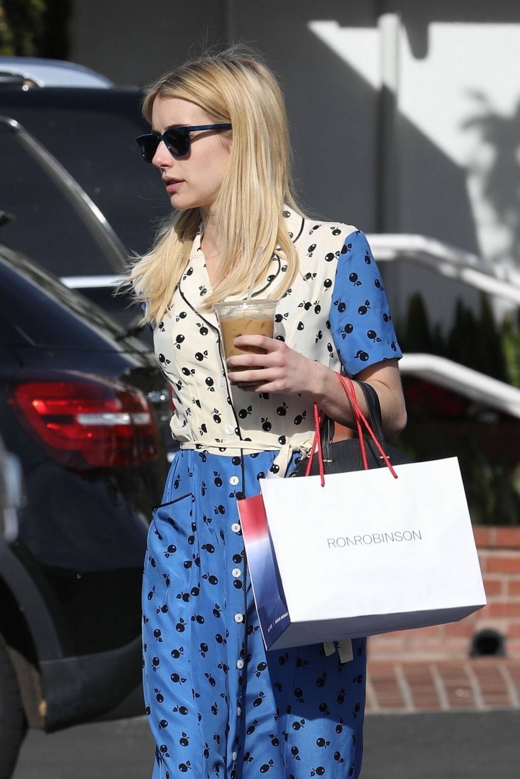 Emma Roberts – Exiting Fred Segal in West Hollywood 12/17/2019