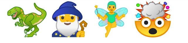 Abbildung von vier verschiedenen Emojis