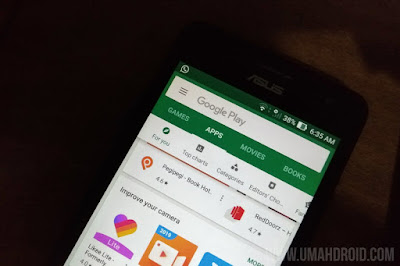 Tampilan Aplikasi Google Play Store