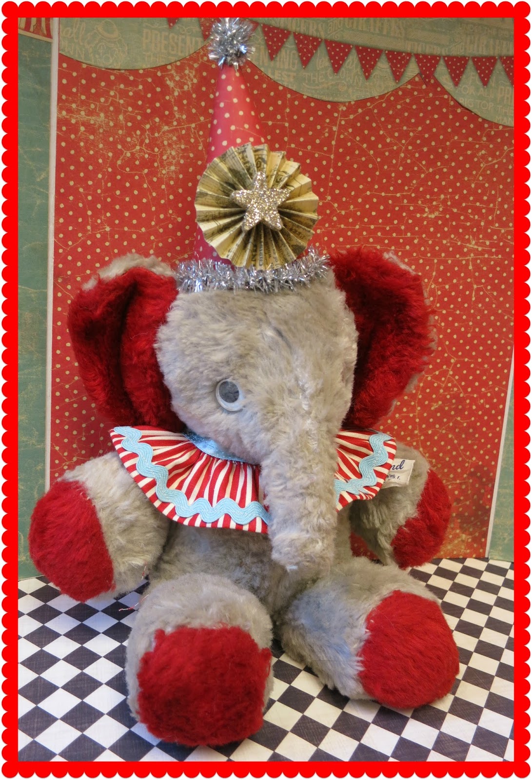 circus elephant stuffed animal