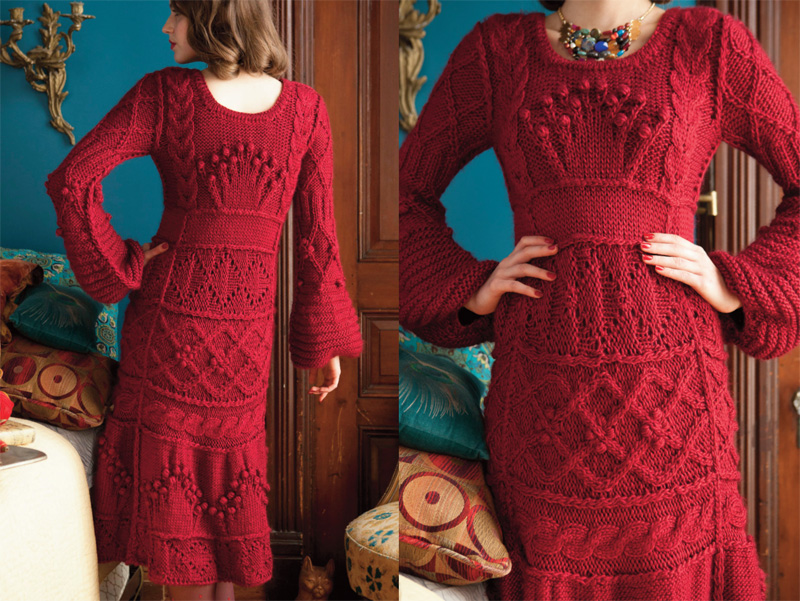 Красное Вязаное Платье