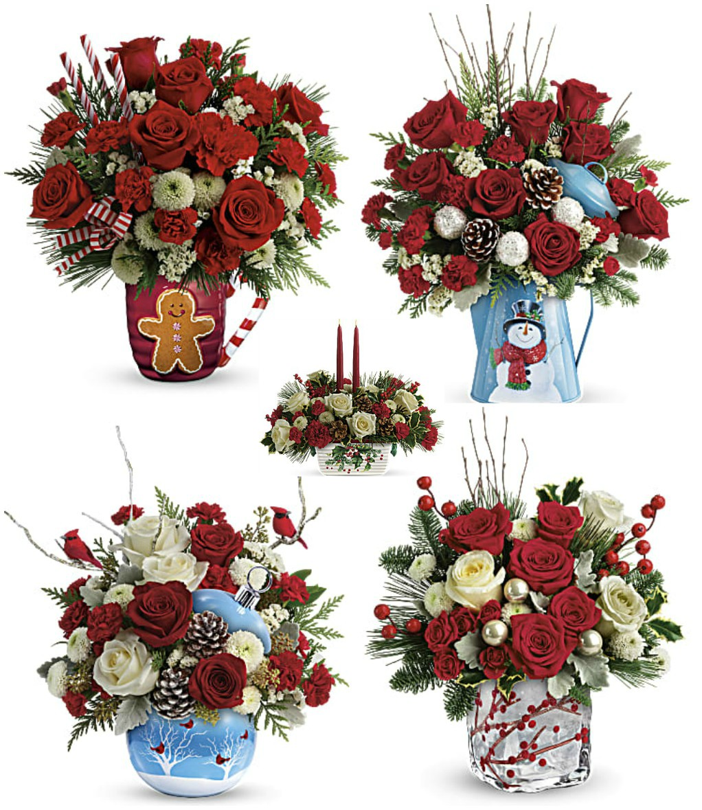 Coupon Savvy Sarah Teleflora Holiday Bouquet Giveaway Enter to Win a