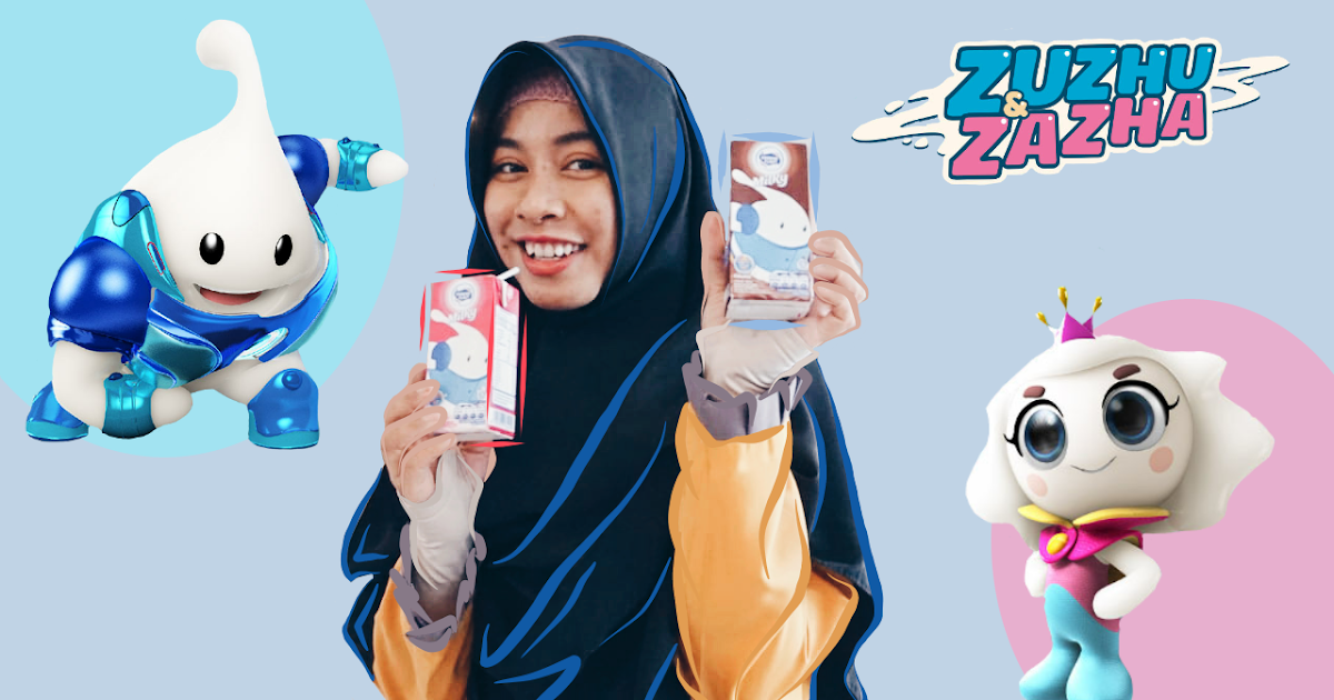 Zuzhu Dan Zazha Karakter Animasi Edukasi Dari Frisian Flag Indonesia Marudiyafu