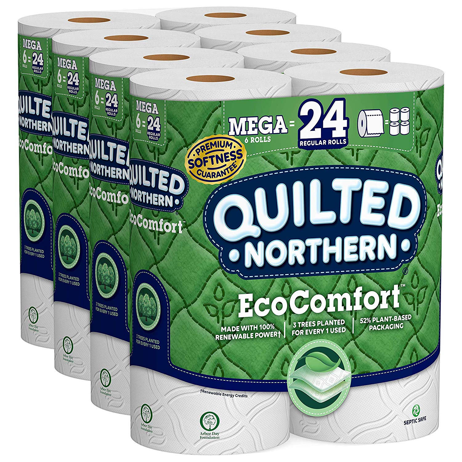 Dollar Savers Quilted Northern Toilet Paper, 24 Mega Rolls
