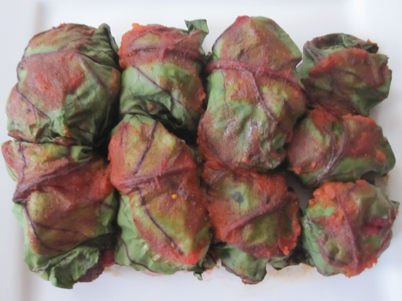 Stuffed Beet Greens
