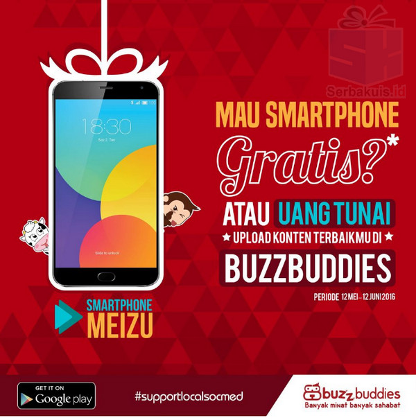 Kontes Konten Buzzy Berhadiah Smartphone Meizu & Uang Kontes Konten Buzzy Berhadiah Smartphone Meizu & Uang