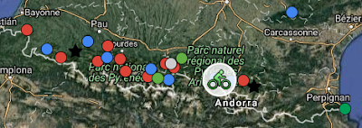 Cols Pyreneeën Frankrijk