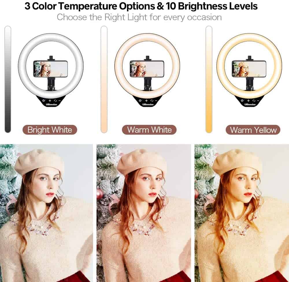Ubeesize 10'' led ring light Review (2020) Techno Hub