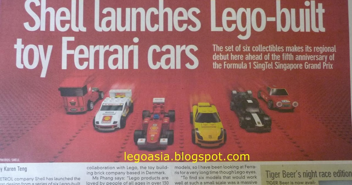 shell lego cars