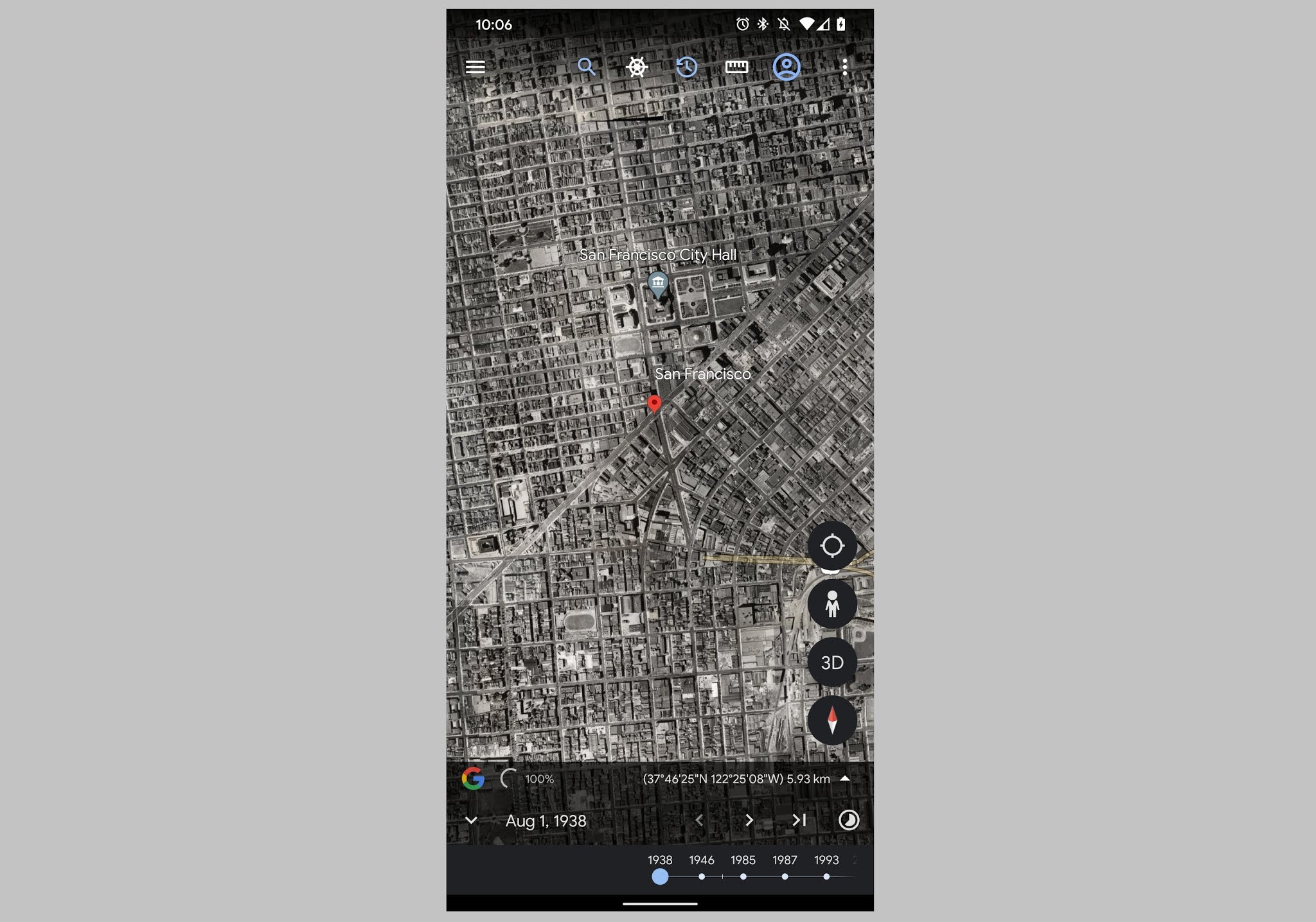 Now You Can Time Through Google Earth Mode / Digital Information World