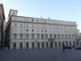 The Palazzo Chigi in Rome is the official residence of the Italian prime minister