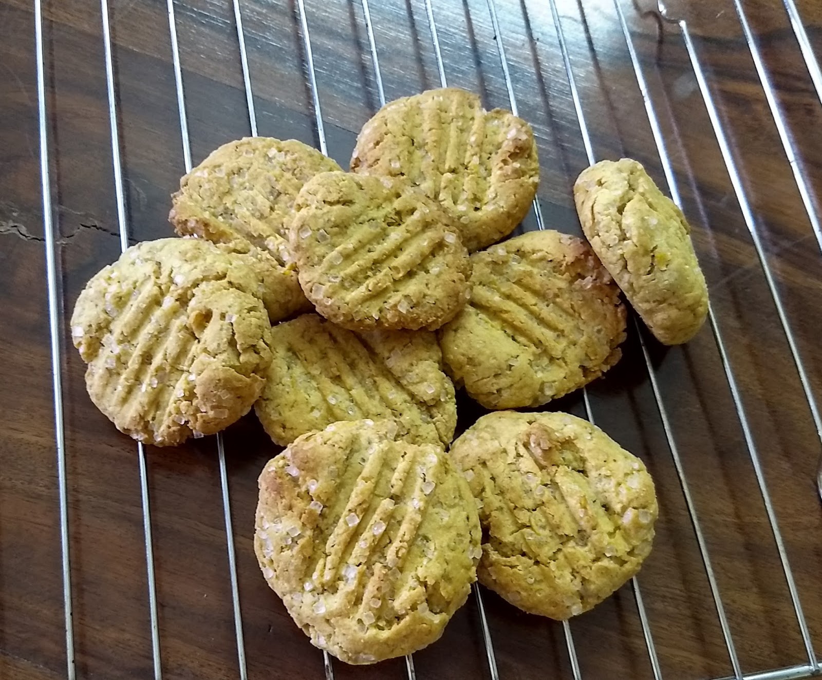 Lemon Vanilla Cookies (Wholewheat)