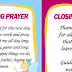 Opening and Closing Prayers in School (Ready to Print)
