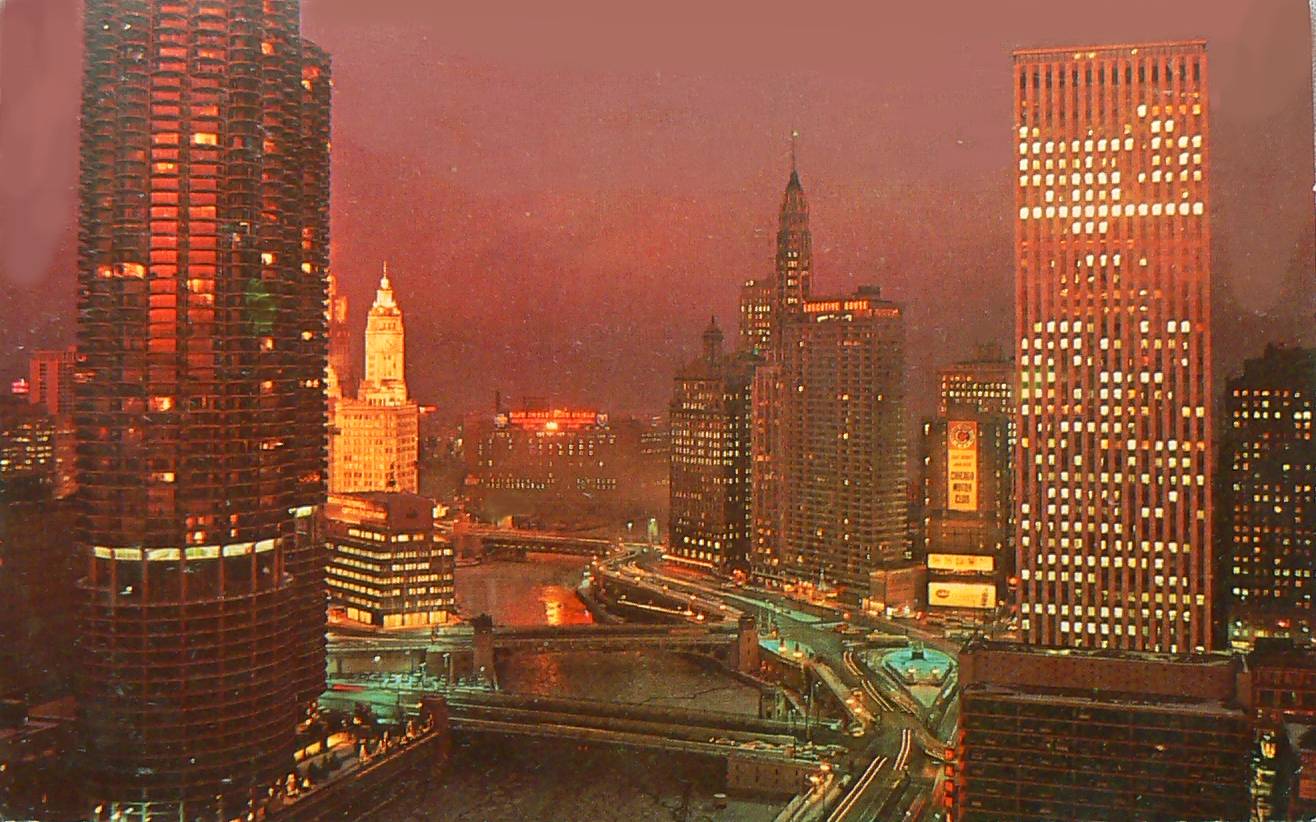 Chuckmans Collection Chicago Postcards Volume 16 Postcard Chicago Chicago River Wacker 
