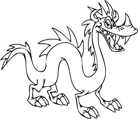 Best free printable challenging dragon coloring pages