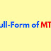 Full Form of MTS