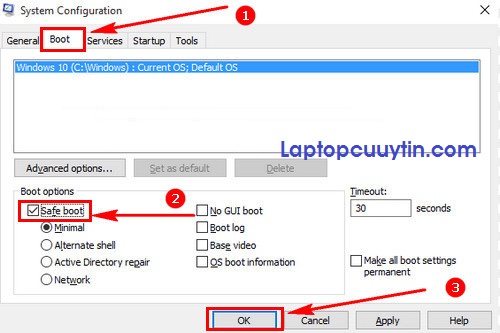 vao safe mode win 10 vao safe mode win 10