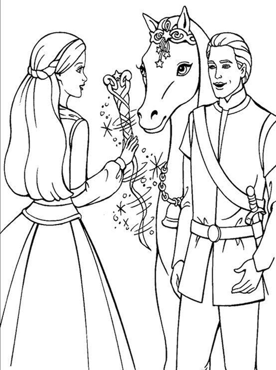 Bibble Barbie Coloring Pages