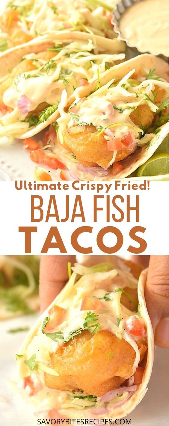 The Ultimate Crispy Baja Taco (Best Baja Fish Taco Recipe) - THE ...