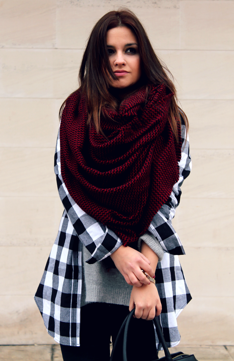 black and white checkered shirt Blog de Moda LITTLE BLACK COCONUT