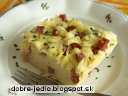 Zapekané cestoviny s údeninou - recept