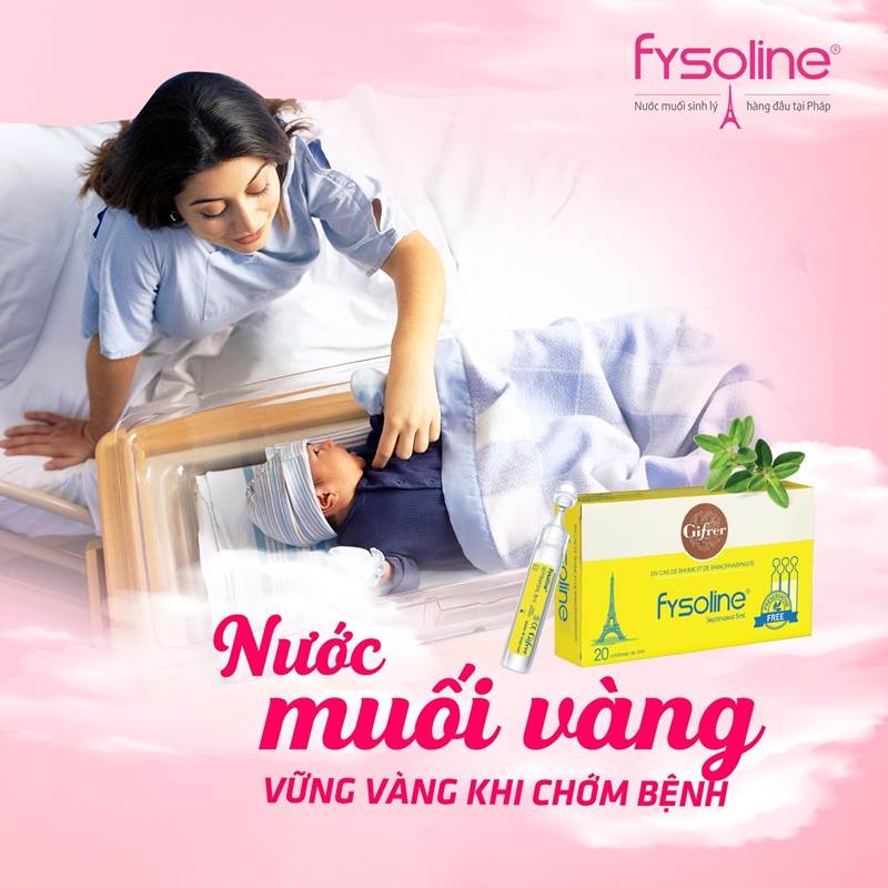 Gifrer Nước muối kháng viêm Fysoline – Fysoline Septinasal (Màu vàng) 20 ống x 5ml