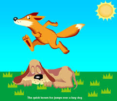 The quick brown fox jumps over the lazy dog