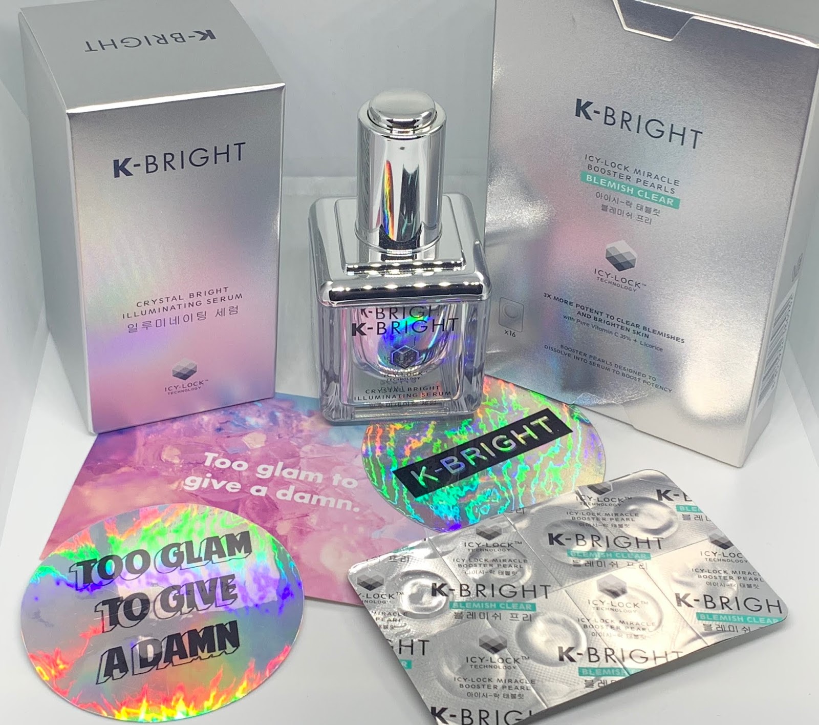 K Bright Miracle Booster Pearls Blemish Clear Crystal Brightilluminating Serum