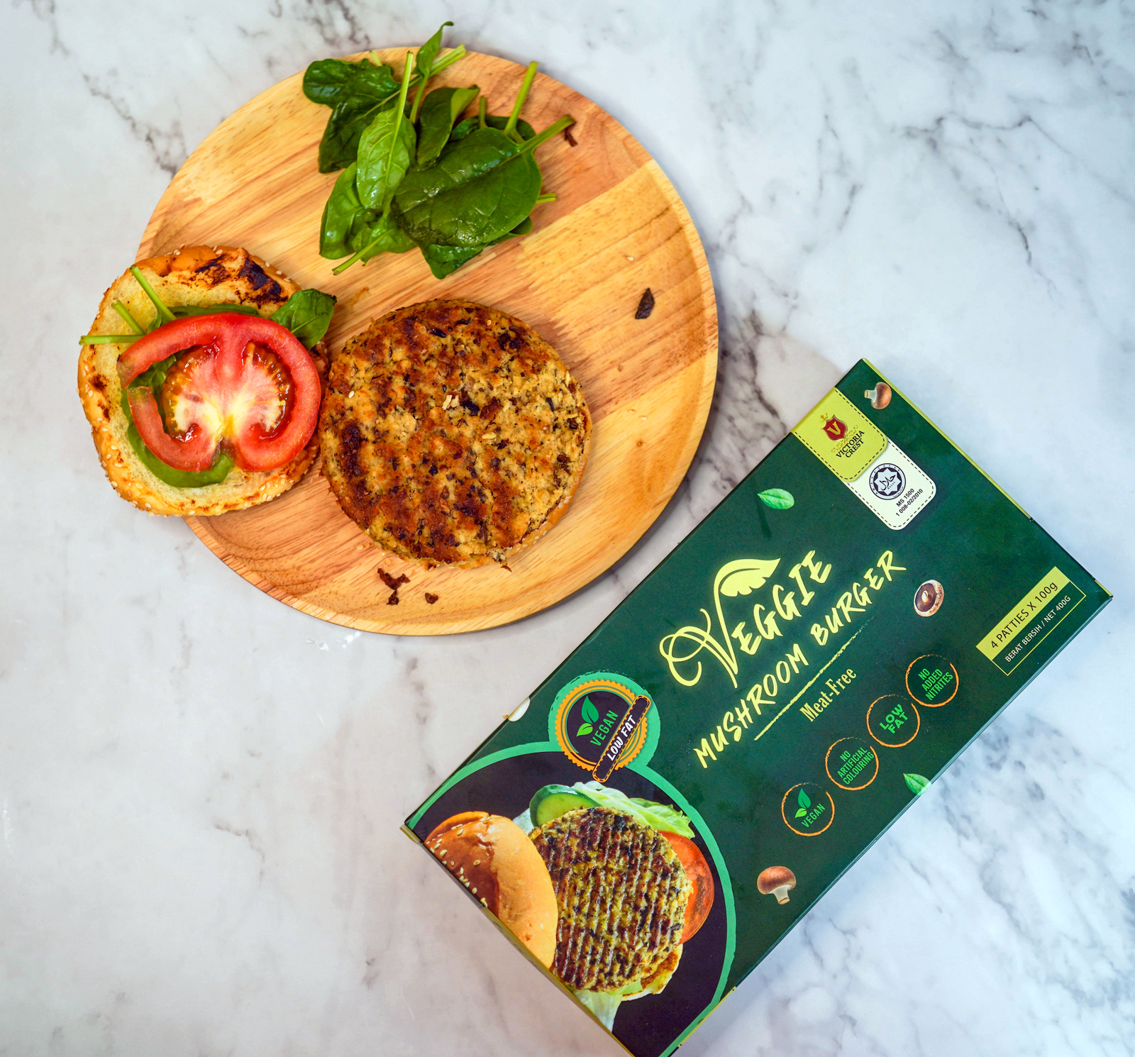 victoria crest: introducing vegan-friendly patties & mushroom balls for plant-powered home meals