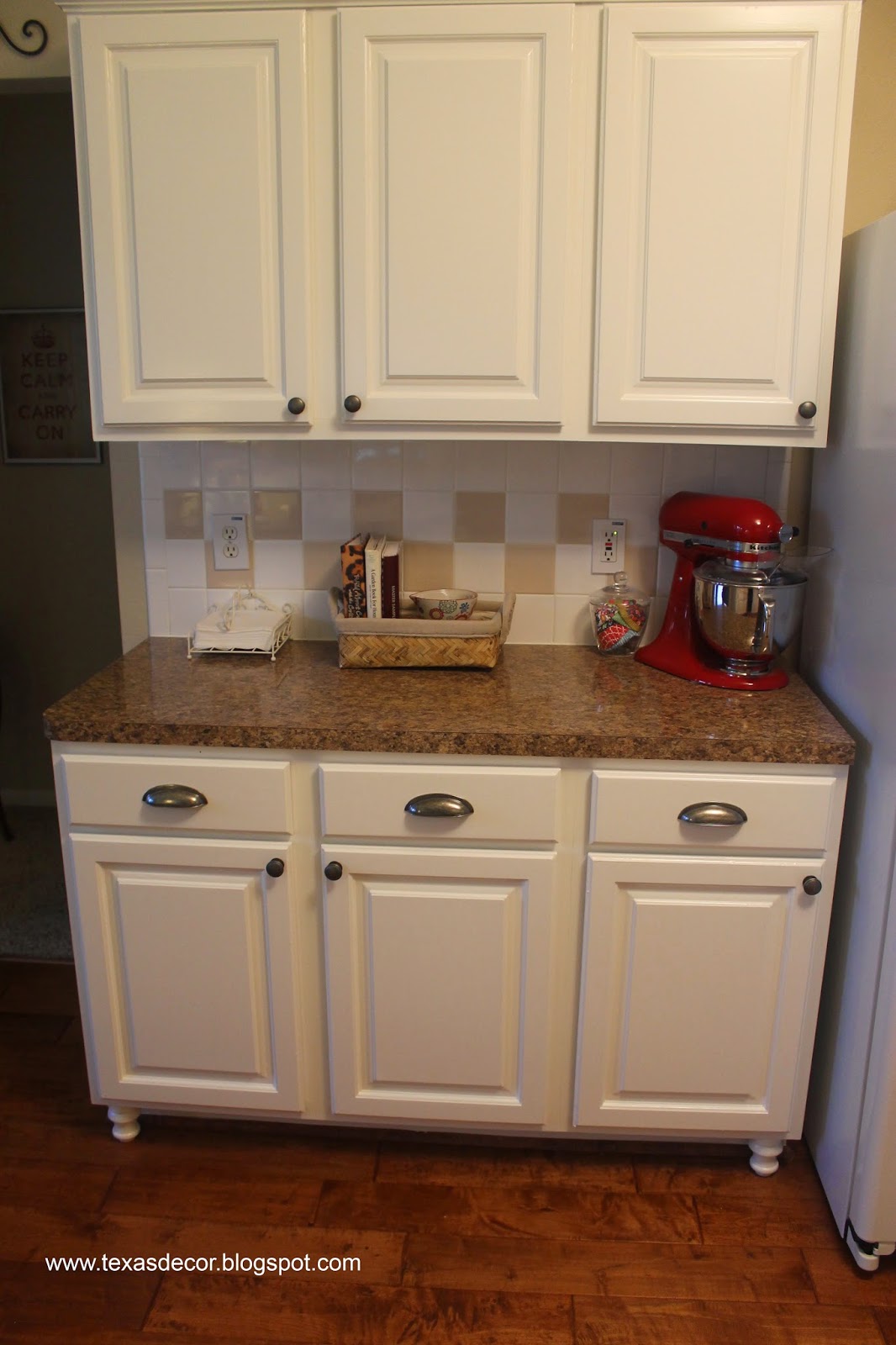tutorial on painting kitchen cabinets