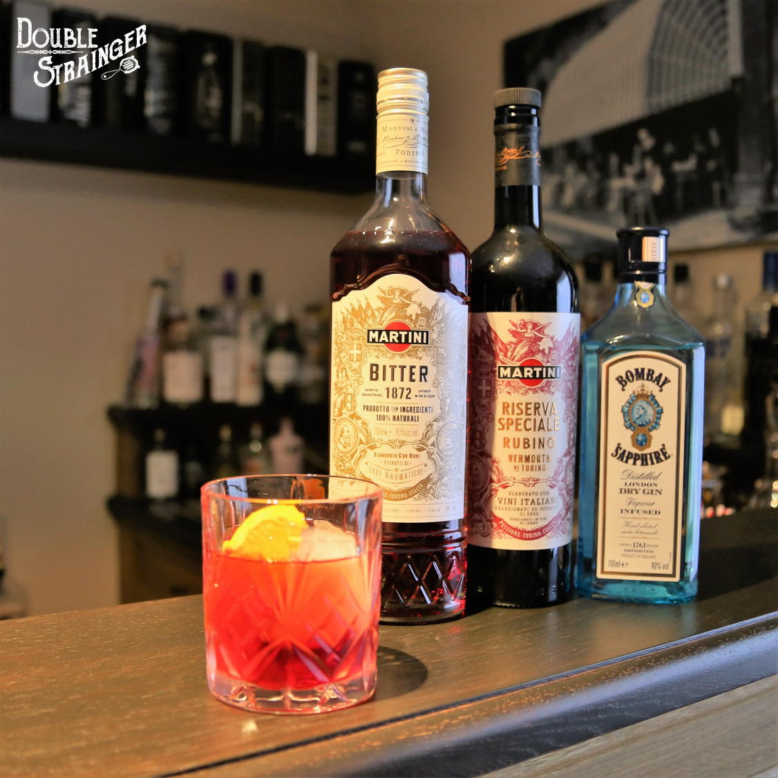Double Strainger Martini Riserva Bitter 1872