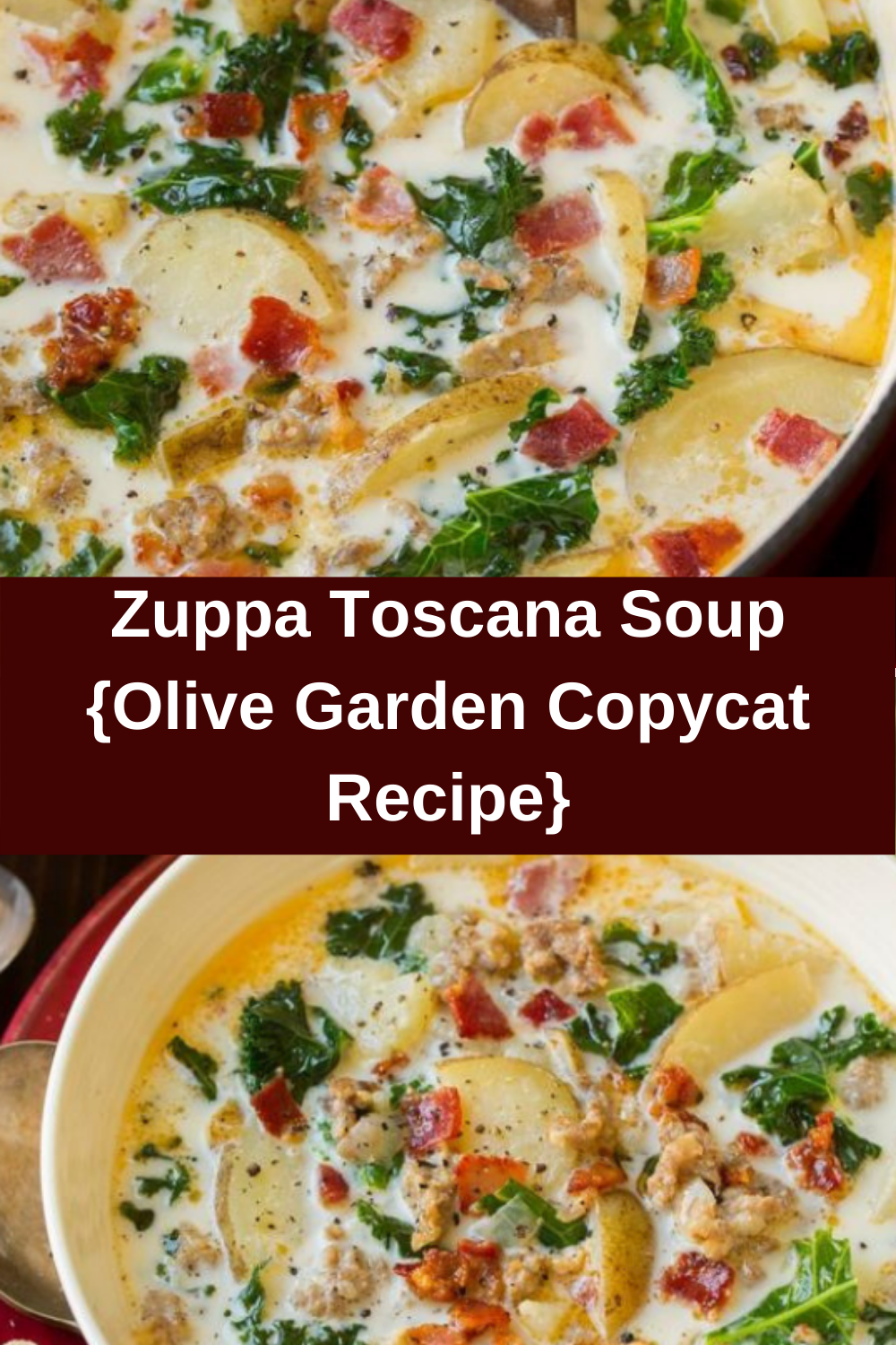 Zuppa Toscana Soup {Olive Garden Copycat Recipe} - Killer Chicken 001