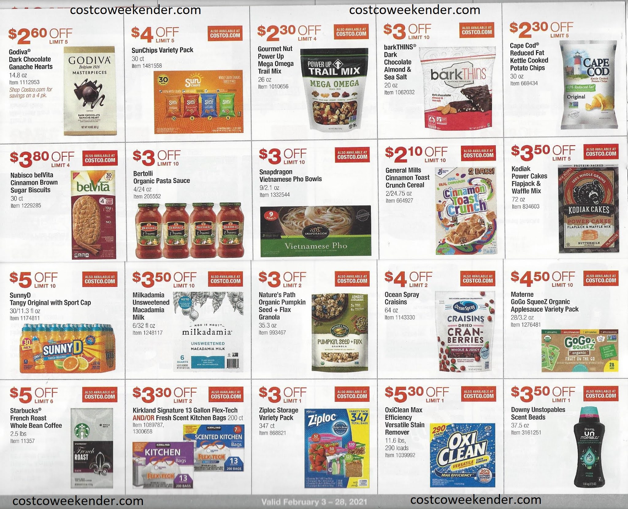 February 2021 Costco Coupon Book Costco Weekender