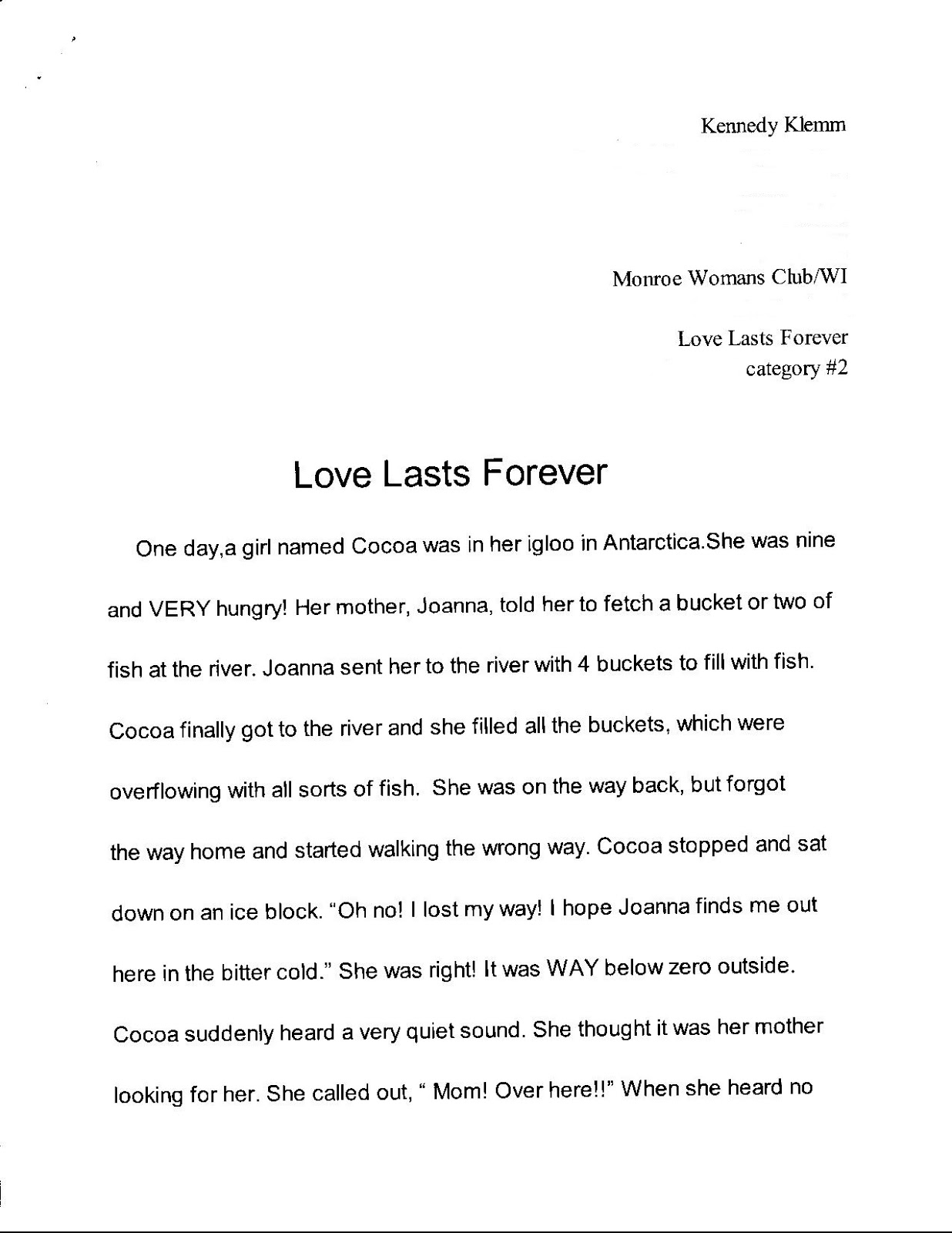 english short story essay