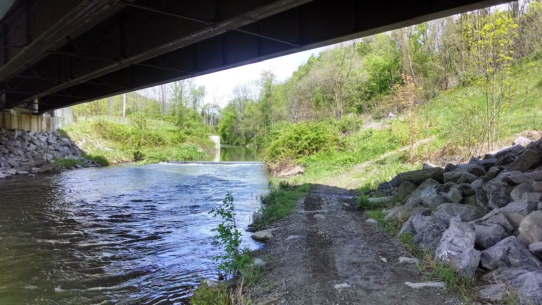 Dave'n'Kathy's Vagabond Blog Fishing Cayuta Creek