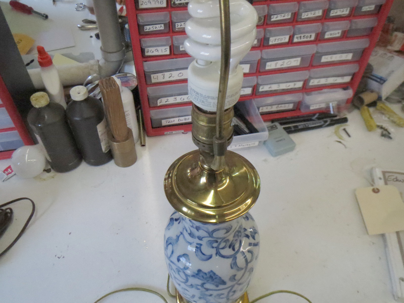 Lamp Parts and Repair Lamp Doctor Porcelain Table Lamp Repair New