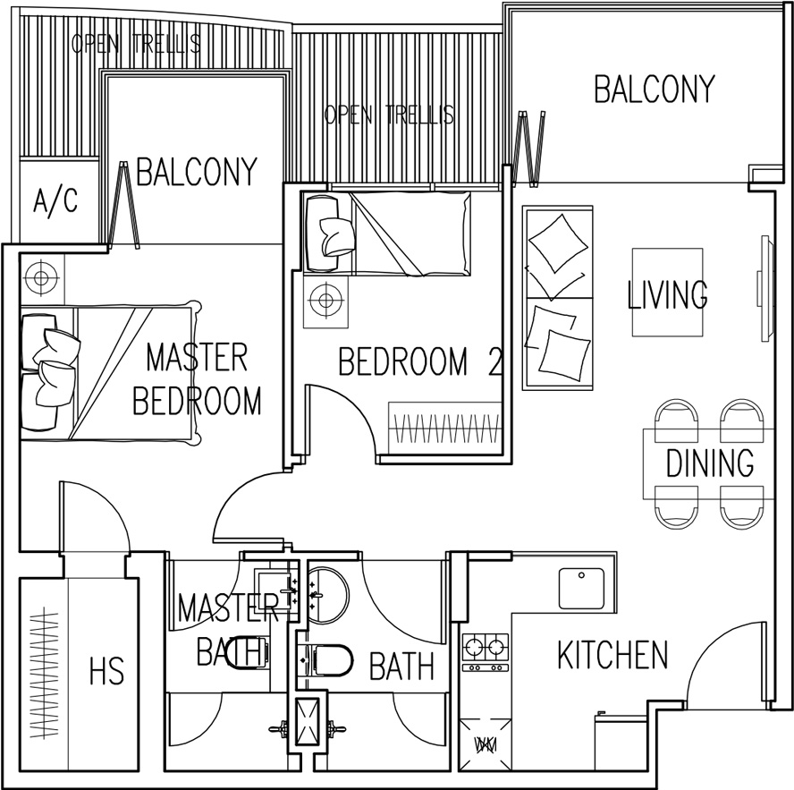 Floor Plans Singapore Condo Naung Residence at Hougang MRT Price