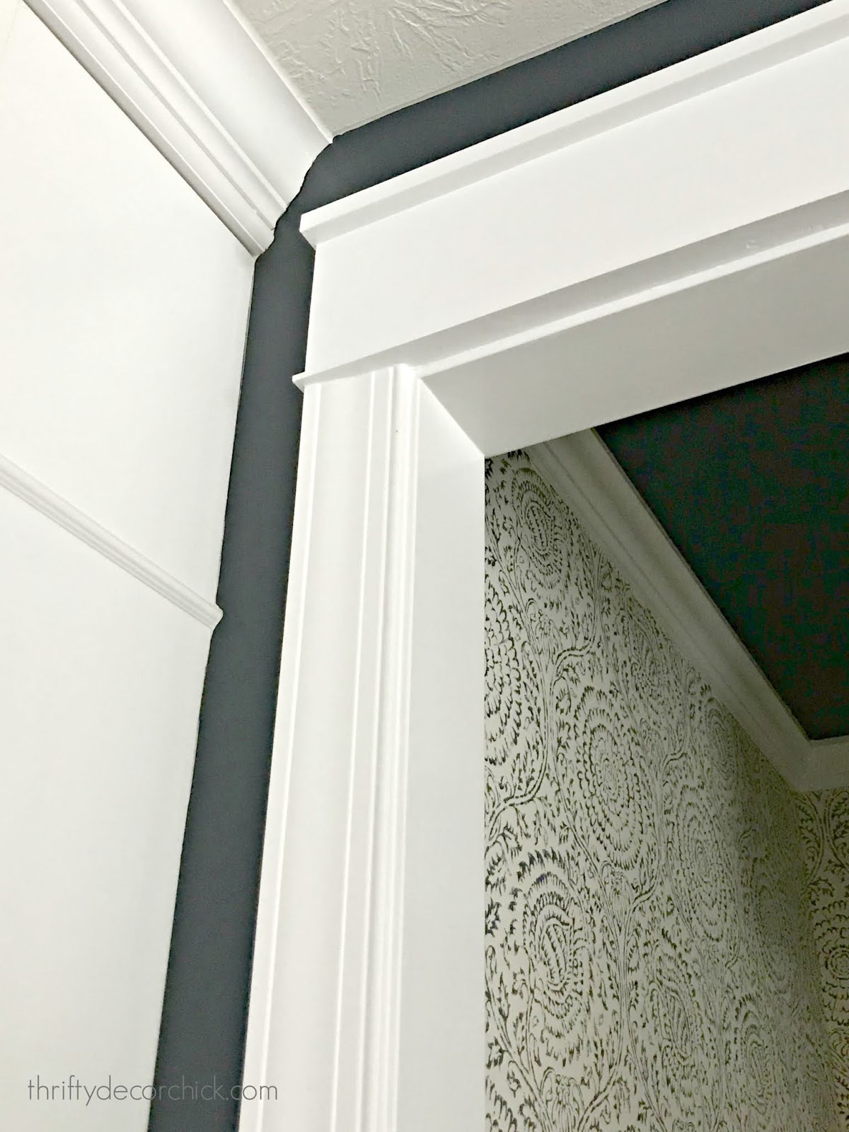 easy way to update door trim 