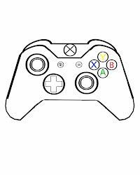 xbox controller drawing coloring pages line remote template drawings sketch austin 360 ps4 clipart getdrawings games result printable google getcolorings
