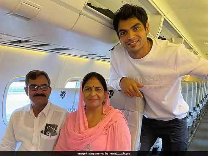 'Small Dream Came True': Neeraj Chopra Takes Parents On Their First Flight, New Delhi, News, Sports, Social Media, Parents, Flight, National