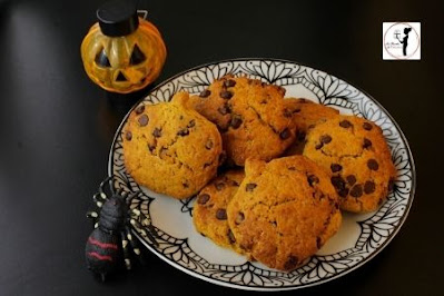 biscotti-morbidi-zucca-e-cioccolato-halloween-friggitrice-ad-aria
