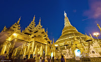 shwedagon pagoda yangon myanmar birmania